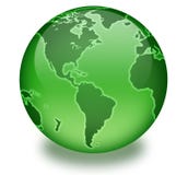 Globo verde de la vida Globo verde de la vida