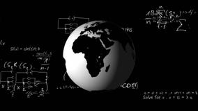 Globo y ecuación matemática Globo y ecuación matemática