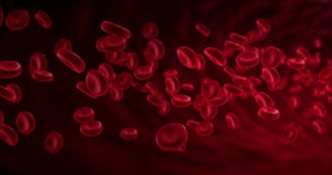 Globules rouges dans une artère, corps intérieur d'écoulement, humain médical illustration stock Globules rouges dans une artère, corps intérieur d'écoulement, humain médical illustration stock