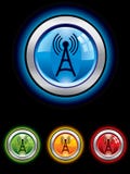 Glossy Communications Button Stock Images Glossy Communications Button Stock Images