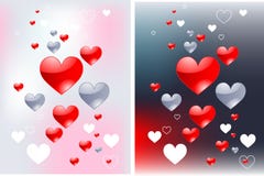 Glossy Hearts Love Backgrounds Royalty Free Stock Photos Glossy Hearts Love Backgrounds Royalty Free Stock Photos