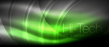 Glossy light effect neon glowing waves, shiny lights vector illustration Glossy light effect neon glowing waves, shiny lights vector illustration
