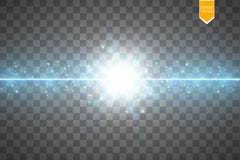 Glow isolated blue transparent effect, lens flare, explosion, glitter, line, sun flash, spark and stars. For royalty free illustration Glow isolated blue transparent effect, lens flare, explosion, glitter, line, sun flash, spark and stars. For royalty free illustration