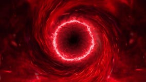 Glow Red Black Hole Rotation in Deep Space Background Animation Stock Video  - Video of burst, flow: 231294297