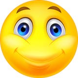Glückliche smileykarikatur lizenzfreie abbildung Glückliche smileykarikatur lizenzfreie abbildung