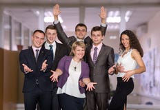 Glückliches Geschäfts-Team stockfotos Glückliches Geschäfts-Team stockfotos