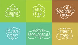 Gmo и клейковина освобождают, био экологическое, естественный бесплатная иллюстрация Gmo и клейковина освобождают, био экологическое, естественный бесплатная иллюстрация