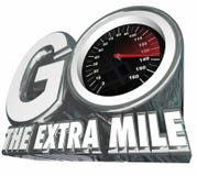 Go the Extra Mile Speedometer Additional Effort Distance Results Stock Photography Go the Extra Mile Speedometer Additional Effort Distance Results Stock Photography