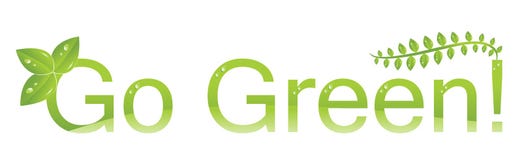 Go green logo (Protect the environment ) vector illustration Go green logo (Protect the environment ) vector illustration