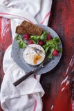 Goat Cheese With Honey And Raspberries Stock Images Goat Cheese With Honey And Raspberries Stock Images