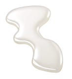 Goccia liquida bianca astratta immagine stock Goccia liquida bianca astratta immagine stock