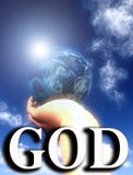 God The World In His Hands 3 Stock Image