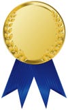 Gold award ribbons