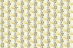 Golden Hexagon Ornament stock illustration Golden Hexagon Ornament stock illustration