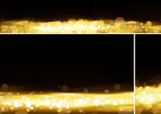 Gold Bokeh Banner Collection Royalty Free Stock Photo Gold Bokeh Banner Collection Royalty Free Stock Photo