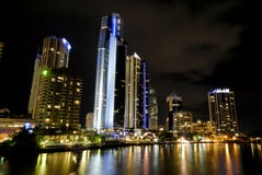 Gold Coast Night Life Royalty Free Stock Images Gold Coast Night Life Royalty Free Stock Images