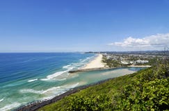 Gold Coast dream holiday miles sea surf, white sandy beaches royalty free stock photography Gold Coast dream holiday miles sea surf, white sandy beaches royalty free stock photography