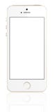 Gold-iPhone 5s mit leerem Bildschirm stock abbildung Gold-iPhone 5s mit leerem Bildschirm stock abbildung