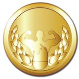 Gold Medal Royalty Free Stock Images