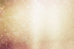 Gold glittering christmas lights. Blurred abstract background royalty free stock image Gold glittering christmas lights. Blurred abstract background royalty free stock image