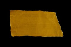 Gold ripped pieces of paper on black background royalty free stock photo Gold ripped pieces of paper on black background royalty free stock photo