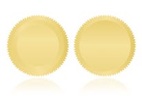 Gold seal /Stamp /Medal blank