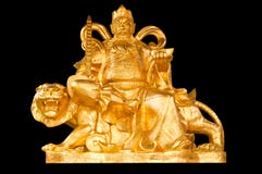 Golden Chinese Prosperity Money God Royalty Free Stock Photo Golden Chinese Prosperity Money God Royalty Free Stock Photo