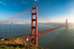 Golden Gate Bridge At Sunset Royalty Free Stock Photo Golden Gate Bridge At Sunset Royalty Free Stock Photo