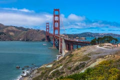 The Golden Gate Bridge, San Francisco royalty free stock photography The Golden Gate Bridge, San Francisco royalty free stock photography