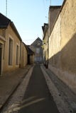 Golden Gate van Bourgondië, dorp van Chablis in Bourgogne-gebied, beroemd voor witte wijn royalty-vrije stock fotografie Golden Gate van Bourgondië, dorp van Chablis in Bourgogne-gebied, beroemd voor witte wijn royalty-vrije stock fotografie