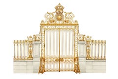 Golden gates royalty free stock image Golden gates royalty free stock image