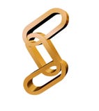 Golden Links Royalty Free Stock Image