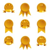Golden Medals Stock Photography Golden Medals Stock Photography