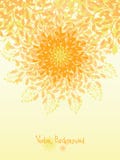 Golden nature circle design element background stock illustration Golden nature circle design element background stock illustration
