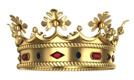 Golden royal crown Vector Illustration Golden royal crown Vector Illustration