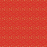 Golden seamless Chinese style spiral line geometry pattern background. vector illustration Golden seamless Chinese style spiral line geometry pattern background. vector illustration