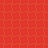 Golden seamless Chinese window tracery lattice geometry square pattern background. stock illustration Golden seamless Chinese window tracery lattice geometry square pattern background. stock illustration
