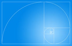 Golden spiral stock illustration Golden spiral stock illustration