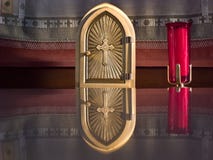 Golden tabernacle Stock Photography Golden tabernacle Stock Photography
