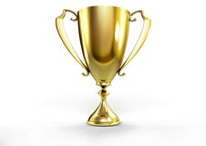 Golden Trophy Stock Image Golden Trophy Stock Image