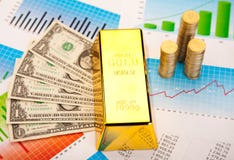 Goldene Stangen, umgebendes Finanzkonzept stockfoto Goldene Stangen, umgebendes Finanzkonzept stockfoto
