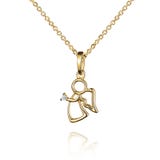 Goldener Anhänger des Schmucks mit Diamanten, Engel mit Flügeln, goldene Kette, gelbes Gold, lokalisiert auf Weiß stockbilder Goldener Anhänger des Schmucks mit Diamanten, Engel mit Flügeln, goldene Kette, gelbes Gold, lokalisiert auf Weiß stockbilder