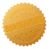 Goldener BETRIEBSAUSGABEN Medaillen-Stempel vektor abbildung Goldener BETRIEBSAUSGABEN Medaillen-Stempel vektor abbildung