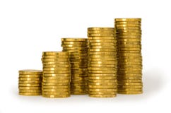 Goldmünzen Stockfotos Goldmünzen Stockfotos