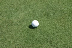 Golf Ball on the Green