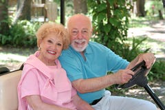 Golf Cart - Happy Seniors