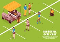 Golf Cort Illustration illustration stock Golf Cort Illustration illustration stock