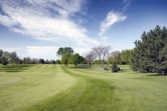 Golf Course Fairway View Stock Photography Golf Course Fairway View Stock Photography