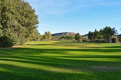 A Golf Fairway A Very Green Golf Course