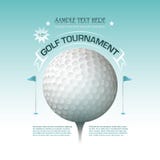 Golf tournament invitation banner background
